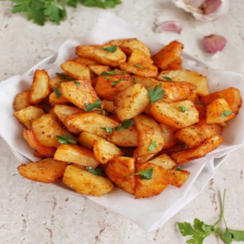 Zapiekane łódeczki ziemniaczane w przyprawach